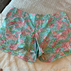 Lilly Pulitzer lobster roll Print Shorts